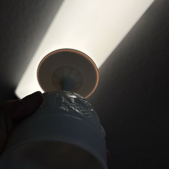 4 Vintage Hobbs Brockunier Blackberry Pattern Wine/Water Goblets Chalice EAPG UV - Picture 8 of 8